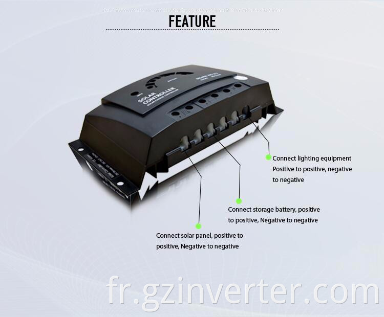 Contrôleur de système d'énergie solaire 20A 12V / 24V régulateur sans fil Contrôleur solaire imperméable pour batterie